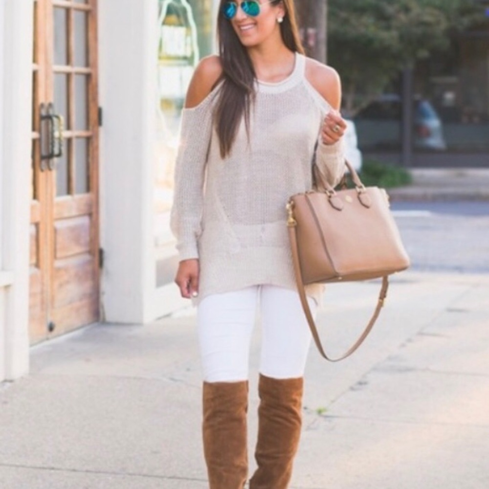 Willow & Clay Nordstrom NWT cold shoulder sweater